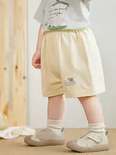 夏用 子供用ショートパンツ【薄手・コットン・カジュアル・裾開き】（セットアップ対応）