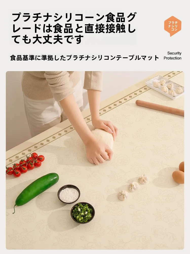 ダイニングテーブルの下に敷くマット、どう選ぶ？フランス風レトロデザインのシリコンマットが解決するリアルな悩み