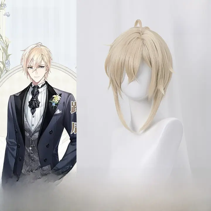 コスプレ用ウィッグ【リアルスカルプデザイン・狼尾付き】