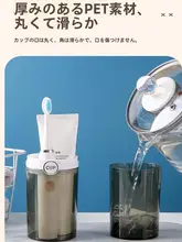便利な洗面用具収納ボックス【旅行用・コンパクト・マウスウォッシュカップ付き・極上の柔らかさ】