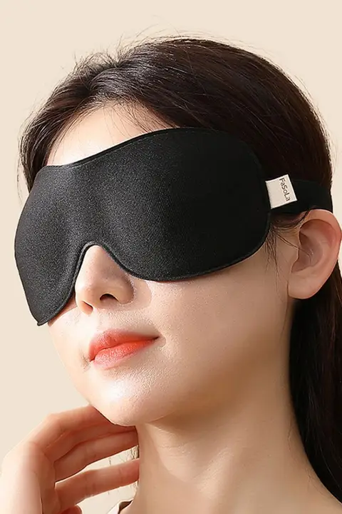 立体3D遮光アイマスク【加厚・眼疲労軽減・男女兼用・昼寝用】