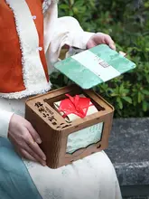 高級緑茶用ギフトボックス【明前龍井・碧螺春・信陽毛尖用・半斤サイズ】