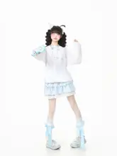UPF50+ドット柄フード付き日焼け防止ウェア【夏用・女性用】