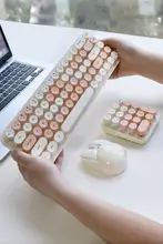 ワイヤレス キーボード マウス セット うさぎ デザイン コンパクト ピンク デスクトップ ノートPC オフィス「mofii」