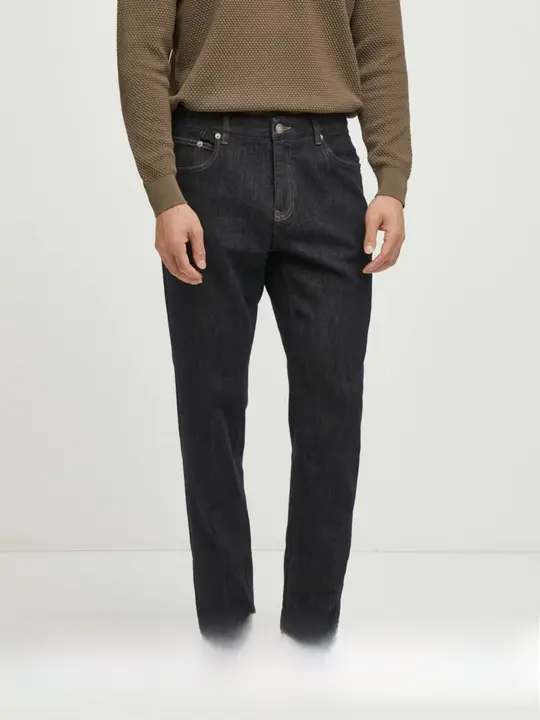 UOE ストレッチデニム メンズストレートパンツ【色落ちしにくい・お手入れ簡単・フィット感】