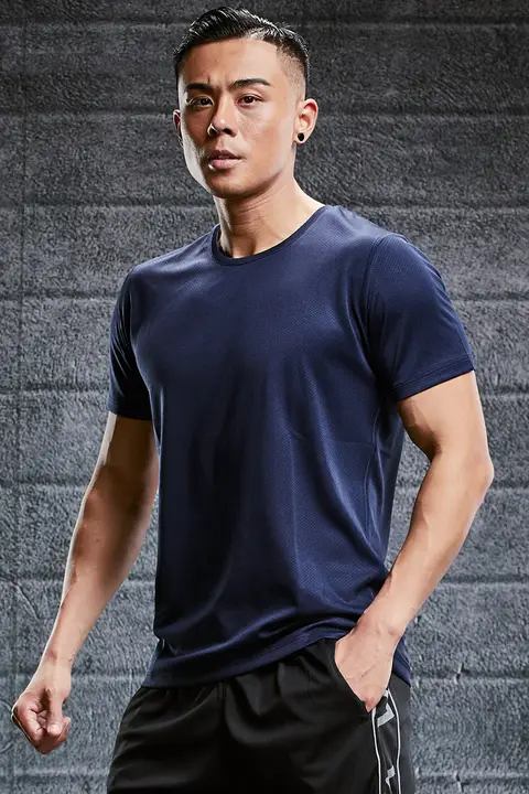 メンズ 速乾Tシャツ【吸汗・バスケットボール・ランニング対応・半袖・ワイドフィット】