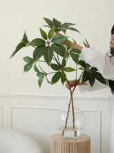 北欧スタイルのマツバギク造花【デスクトップ用・観葉植物・緑のインテリア装飾】