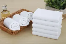 白色コットン厚手タオル【ホテル用・バスルーム・洗面用】