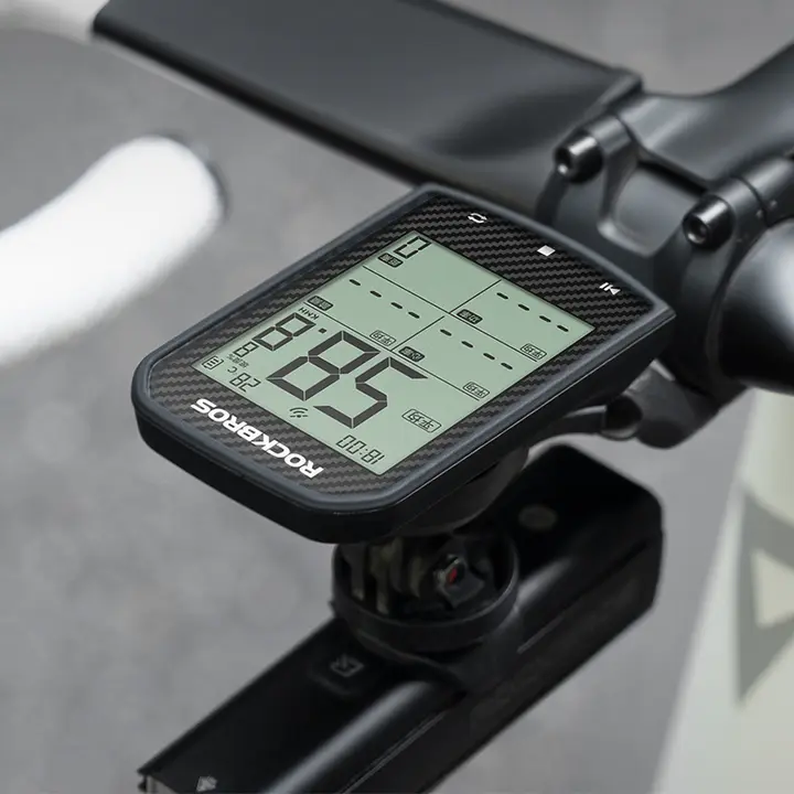 ROCKBROS GPS自転車コードスマートワイヤレスサイクルメーター【速度・踏み込み頻度・距離測定対応】