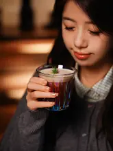 MHW3BOMBER コーヒーグラス【シンプルレトロ・ラテ用・ホワイト】