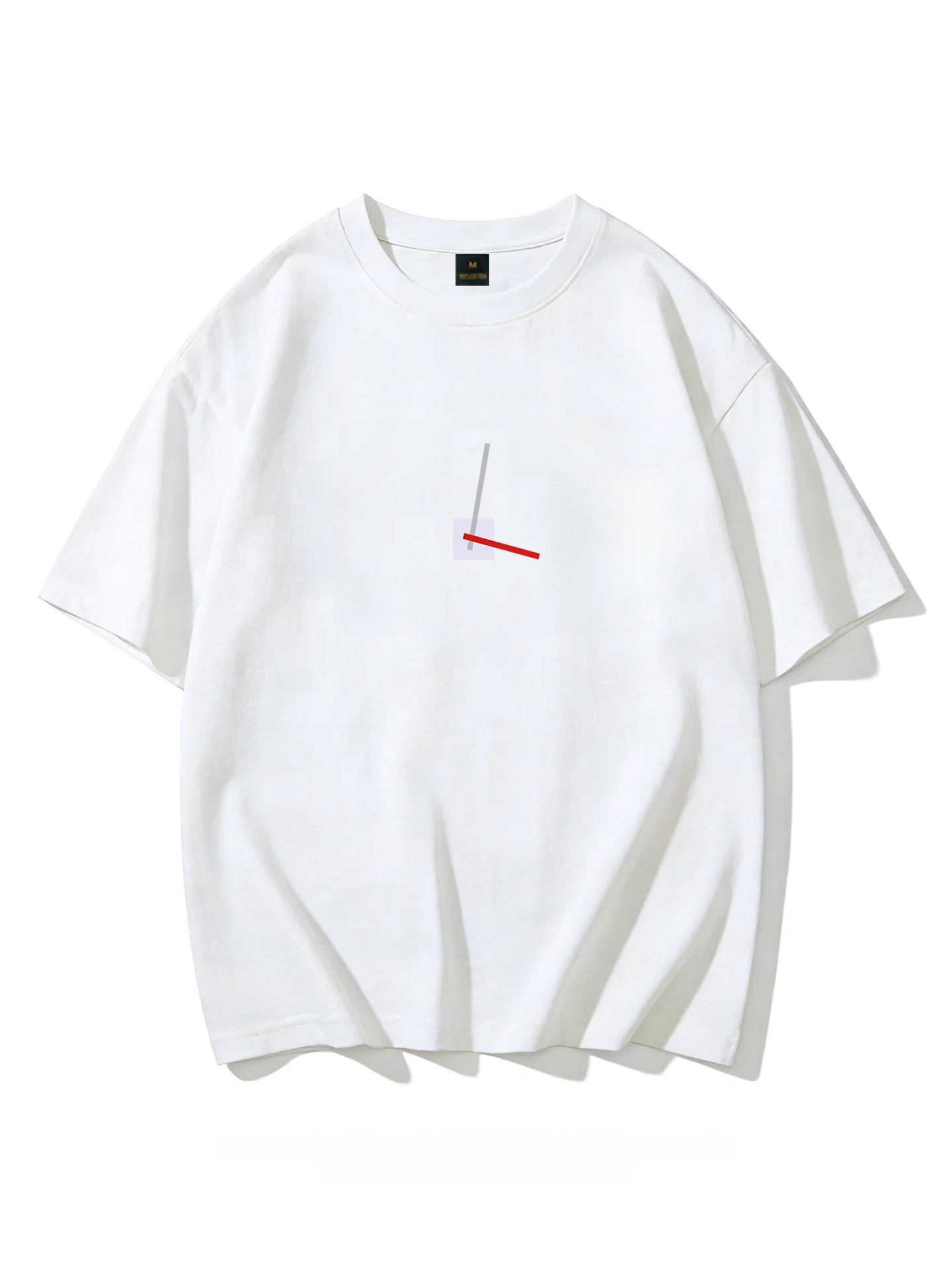 デザイン性のある時計プリントTシャツ：ユニセックス向けのカジュアルスタイルとは