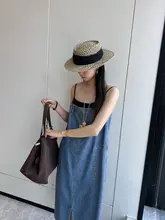 デザイン性のある切替キャミソールロングドレス【春夏用・ドレープデザイン】