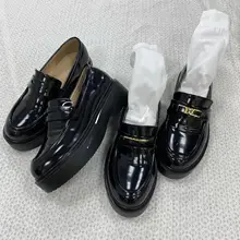 ヴィンテージ風イギリス学院スタイルの女子用ローファーシューズ【日系JK制服対応】