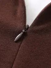 バイカラーの切り替えデザイン長袖トップス【レディース・秋用・着回ししやすい】（セットアップ対応）