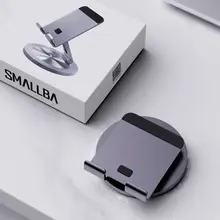 360°回転可能な折りたたみ式スマートフォンデスクスタンド【アルミ合金製・オフィス・学習・動画視聴用】