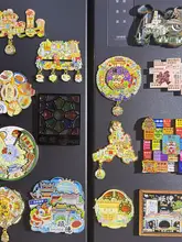 立体磁石付き冷蔵庫マグネット【清晖園のデザイン・観光土産用】