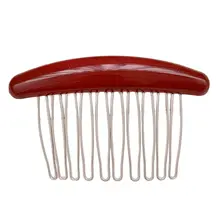 赤色の挿し梳きヘアクリップ【前髪用・整髪ツール】