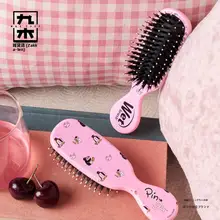 ヘアブラシ 天然猪毛 なめらか ツヤ髪 髪梳き 彼女 誕生日 プレゼント ギフト 「WetBrush」「Pingu」