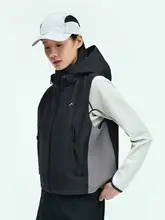軽量防風登山用ベスト【アウトドア・女性用・コンパクトデザイン】