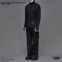 長袖Tシャツ  メンズ コットン 半タートルネック アウトドア風 インナー 秋「RFDRFD」