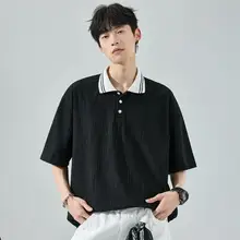 ポロシャツ メンズ【ビビッドカラー・翻訳襟・極上の柔らかさ・夏用・短袖】