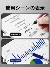 滑らかなボールペン【黒・青・学生・オフィス用・耐衝撃・耐書き】