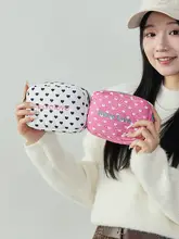 ミニバッグ クラッチバッグ レディース ハート バイカラー シンプル ファスナー 着回し スマホポーチ