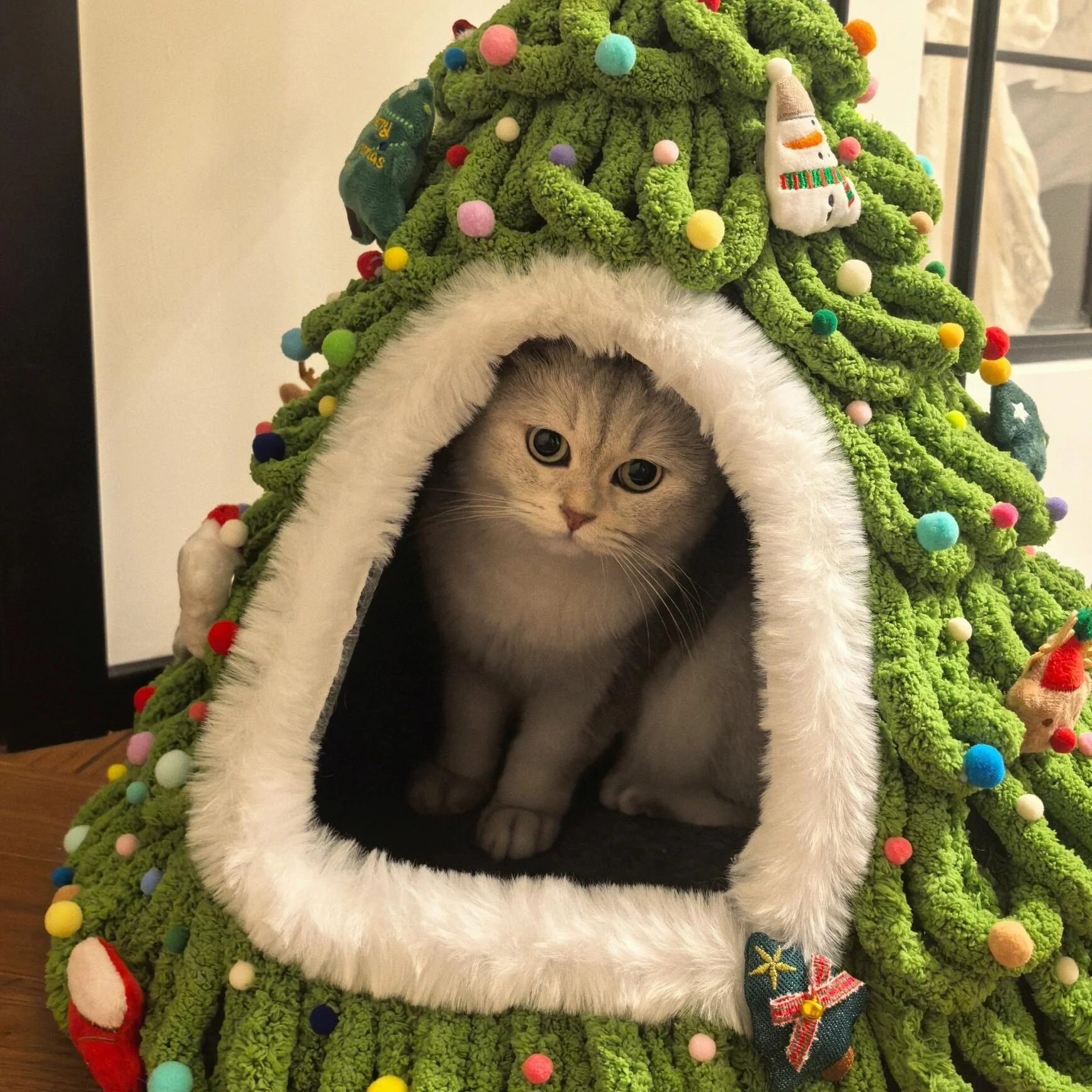 冬用猫用ハウス DIY材料セット【クリスマスツリー型・密閉型・室内用】の実用性と使い方