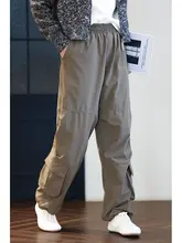 保温効果のある厚手高ウエストストレートパンツ【アウトドア・女性用・冬季・カジュアル】（セットアップ対応）