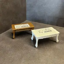 ミニチュア家具 化粧台付き小テーブル【引き出し付き】
