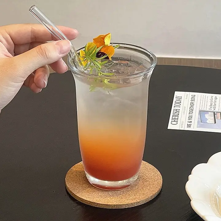 オープンスタイル アイスアメリカーノカップ【クラシックデザイン・カクテル・フルーツティー用・飲料カップ】