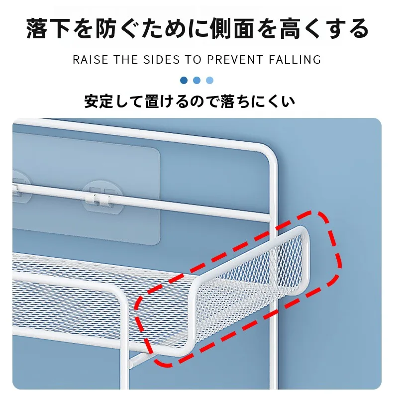 壁掛けルーター収納ラック：穴あけ不要でテレビ受信機をスマートに収納