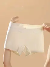 新疆綿 使用の女性用ショートパンツ【レース付き・夏用・抗菌・快適な肌触り】
