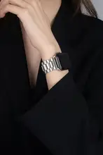Apple Watch対応 メタルチェーンバンド【通気性・創造的デザイン・スタイリッシュ】