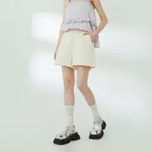 シンプルデザインのレディースカジュアルショートパンツ【春夏用・快適な着心地】（セットアップ対応）