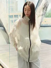 UPF50+防止紫外線機能性薄手ジャケット【収納袋付き】