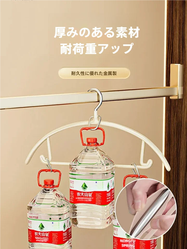 衣類を守るハンガー【スリムデザイン・滑り止め・冬用】