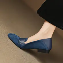 本革製 ラウンドトゥ ローヒール ローファーシューズ【快適ソフトソール・カジュ  アルデザイン】（セットアップ対応）