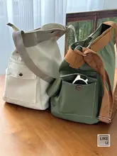 デザイン性の高いジッパー付きトートバッグ【通勤用・厚手キャンバス・シンプルなショルダータイプ】