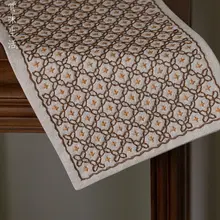 刺し子刺繍ティーセッティングキット【DIY・一人用・十字模様】