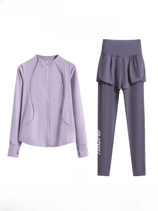 レディース夏用スポーツウェアセット【UVカット・速乾・アウトドアサイクリング用】
