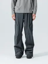 防風防水のサイドジッパー付きハードシェル登山パンツ【透湿性・冬用】