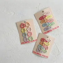 子供用カラフルドットサイドクリップ【髪の毛整理用】