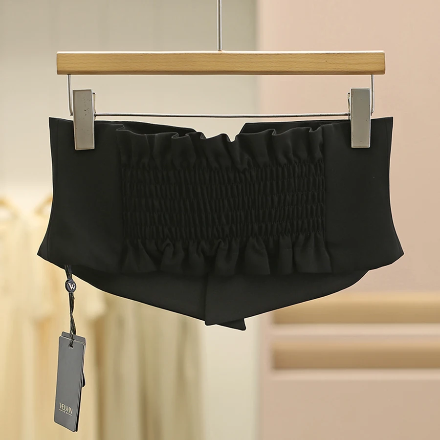 トレンド感満載！スリムフィットウエストベルトが春夏の重ね着スタイルに最適