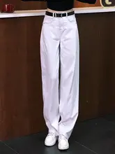 極上の柔らかさのデニムパンツ【レディース・ハイウエスト・ワイドレッグ・バナナカット】（セットアップ対応）