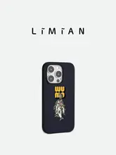 スマホケース 本革 魚柄 ペイント アウトドア  癒やし おしゃれ 耐衝撃 「LM」
