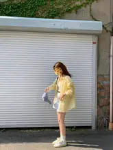 ストライプ 長袖シャツ【薄手・ルーズフィット・紫外線対策】