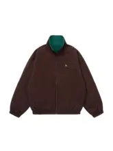 リバーシブルで暖かいフリース襟付きジャケット【秋冬用・厚手】