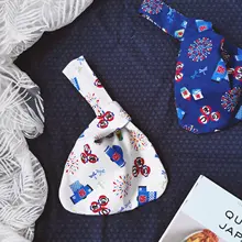 丸型 和風 夏用 ウエストバッグ【DIY素材キット・裁断不要・布製】