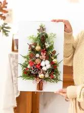 ハーフツリー 壁掛け オーナメント グリーン おしゃれ クリスマス インテリア